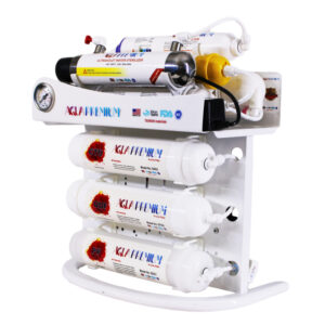 قیمت تصفیه کننده آب اسمزمعکوس 8 مرحله uv دار با مخزن تانک لایف 16 لیتری