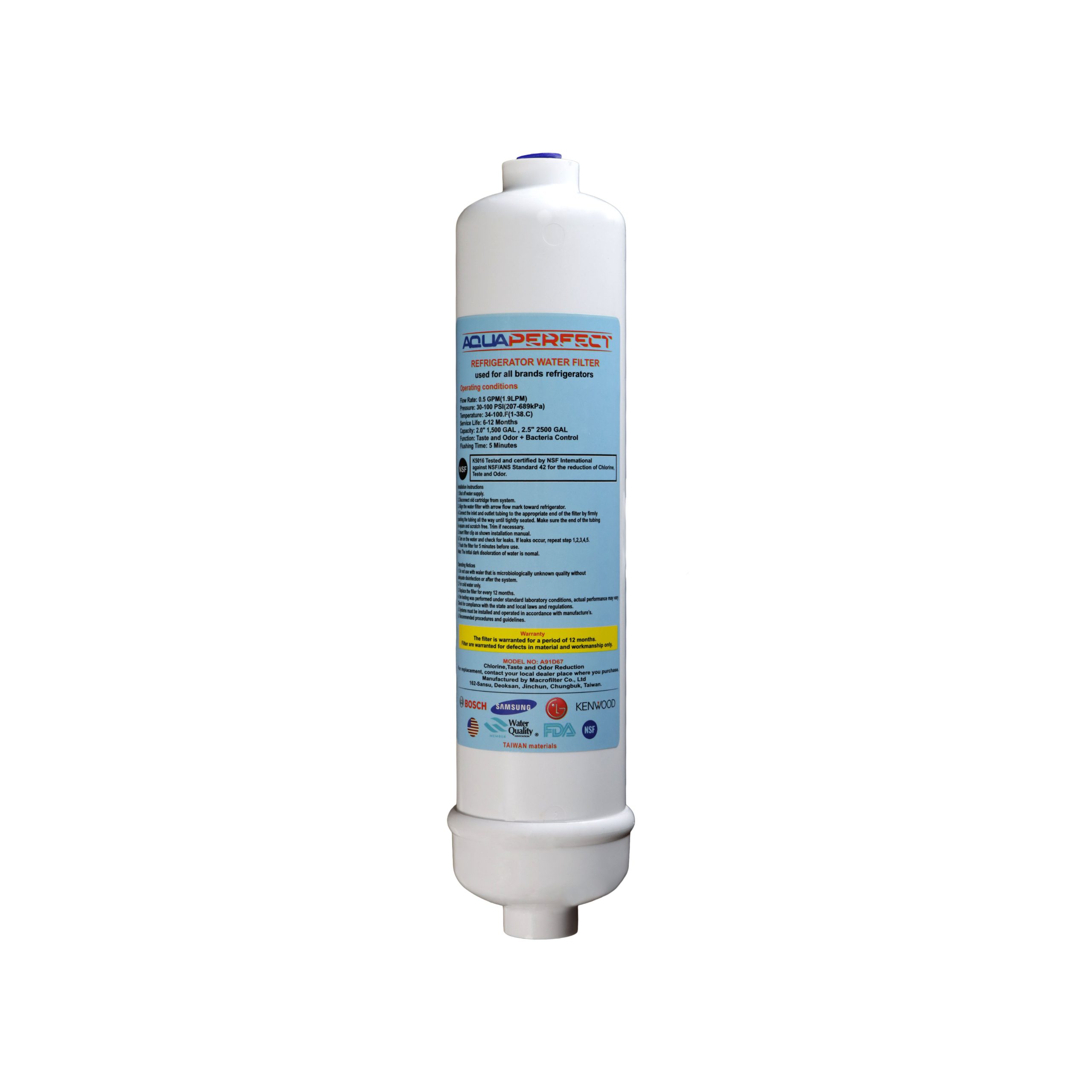 Aquaperfect Side Refrigerator Filter خرید فیلتر یخچال ساید آکواپرفکت