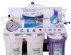 دستگاه تصفیه آب ۷ مرحلهای CCK با سیستم اسمز معکوس (RO) و فیلترهای چندلایه، آب آشامیدنی سالم، شفاف و بدون کلر و رسوبات را فراهم میکند