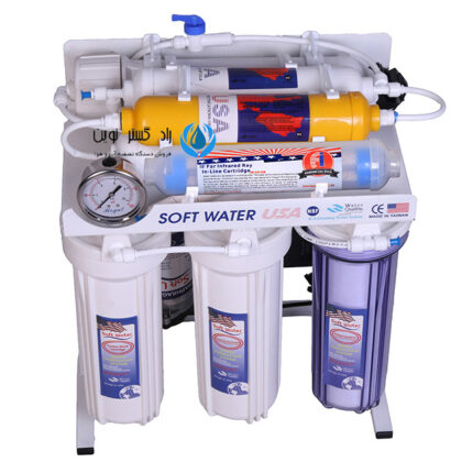 خرید تصفیه آب 8 فیلتر اکسیژن ساز قلیایی اسمز معکوس سافت واتر SW8OAB8-TM