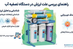 علت لرزش دستگاه تصفیه آب + راهنمای کامل رفع مشکل