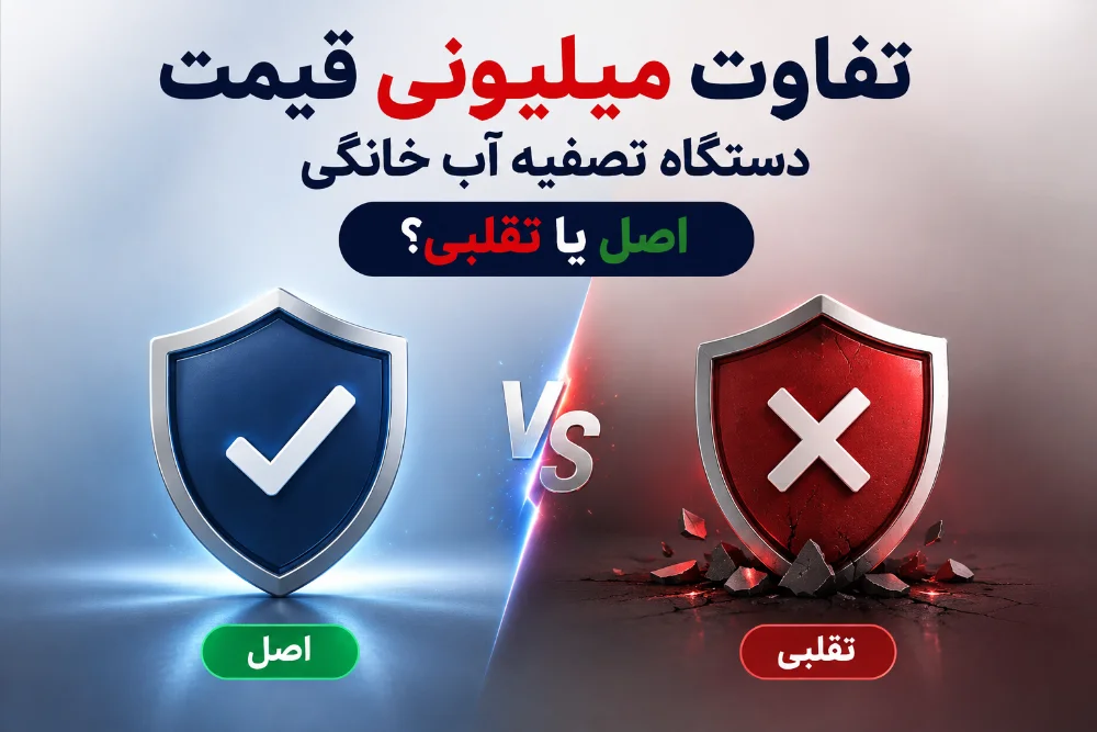 تفاوت میلیونی قیمت دستگاه تصفیه آب خانگی | اصل یا تقلبی؟